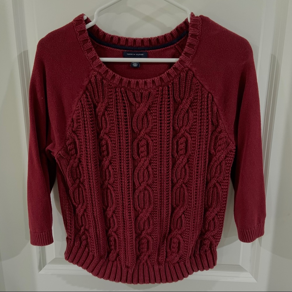 Tommy Hilfiger 3/4 sleeve sweater